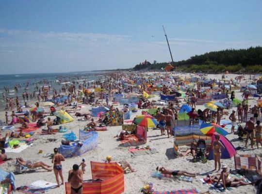 tysiące wczasowiczów