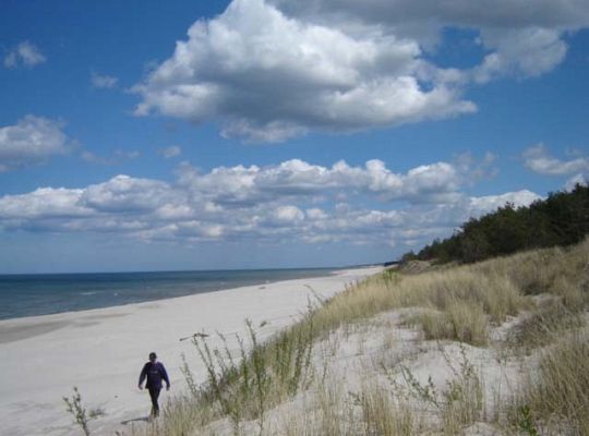 Łebskie plaże